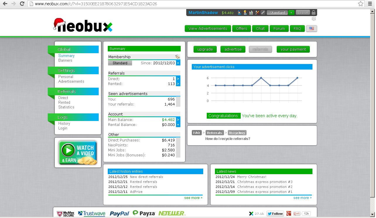 Neobux: Earn Money by Watching Ads